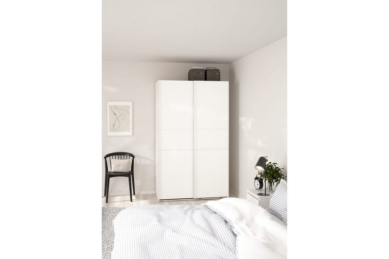 Takeru Garderob 119x200 cm - Vit - Förvaring - Garderober & garderobssystem