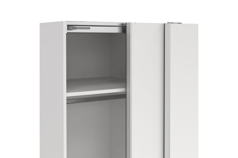 Takeru Garderob 119x200 cm - Vit - Förvaring - Garderober & garderobssystem