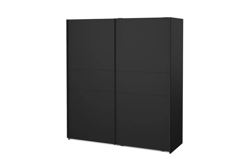 Takeru Garderob 179x200 cm, Svart