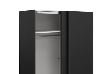 Takeru Garderob 179x200 cm - Svart - Förvaring - Garderober & garderobssystem