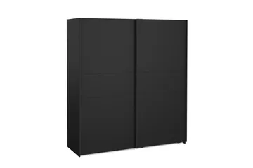 Takeru Garderob 179x200 cm - Svart - Förvaring - Garderober & garderobssystem