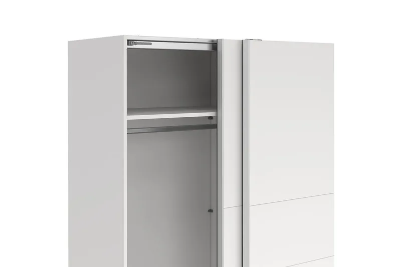 Takeru Garderob 179x200 cm - Vit - Förvaring - Garderober & garderobssystem