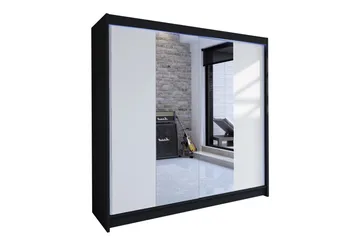 Talin Garderob 180x58x215 cm - Vit - Förvaring - Garderober & garderobssystem