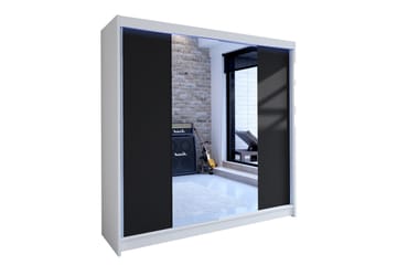 Talin Garderob 180x58x215 cm - Vit - Förvaring - Garderober & garderobssystem