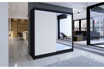 Talin Garderob 180x58x215 cm - Vit - Förvaring - Garderober & garderobssystem