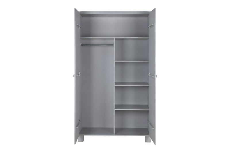 Tenney Garderob 202 cm - Grå Tall - Förvaring - Garderober & garderobssystem