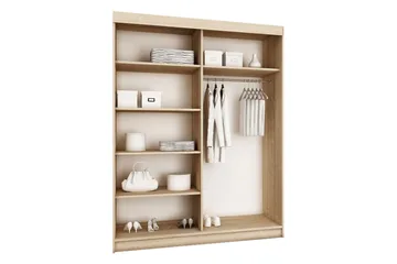 Top Garderob 62x150 cm - Mörkt askträ - Förvaring - Garderober & garderobssystem