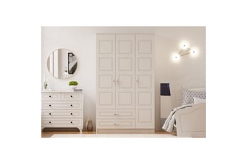 Travric Garderob 105x180 cm - Matt Vit - Förvaring - Garderober & garderobssystem