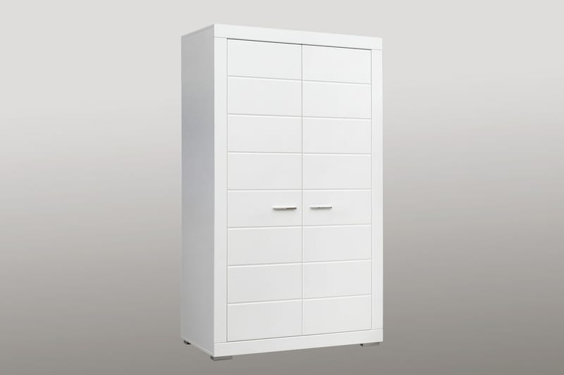 Uzayr Garderob 116x198 cm i Trä - Vit - Förvaring - Garderober & garderobssystem