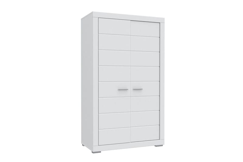 Uzayr Garderob 116x198 cm, Vit