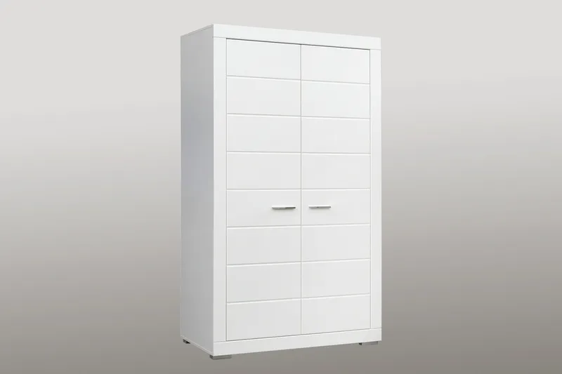 Uzayr Garderob 116x198 cm - Vit - Förvaring - Garderober & garderobssystem