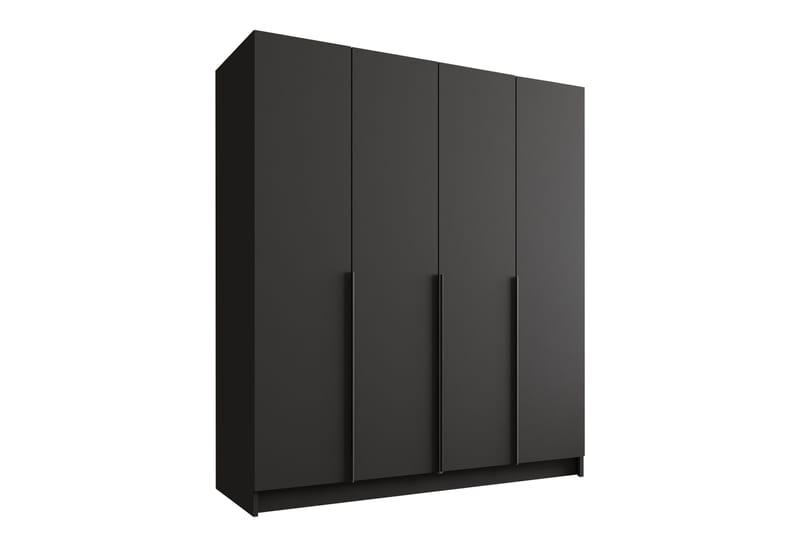 Vadstena Garderob 200 cm, Svart