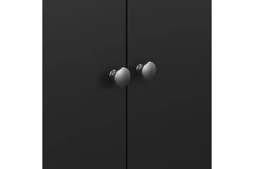 Vallvidera Garderob 102,3x199 cm - Svart - Förvaring - Garderober & garderobssystem