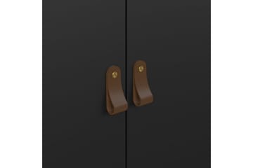 Vallvidera Garderob 102,3x199 cm - Svart - Förvaring - Garderober & garderobssystem