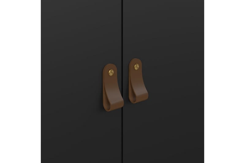 Vallvidera Garderob 102,3x199 cm - Svart - Förvaring - Garderober & garderobssystem