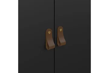 Vallvidera Garderob 102,3x199 cm - Svart - Förvaring - Garderober & garderobssystem