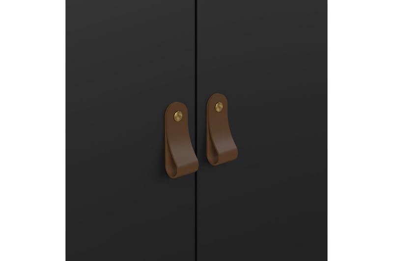 Vallvidera Garderob 102,3x199 cm - Svart - Förvaring - Garderober & garderobssystem