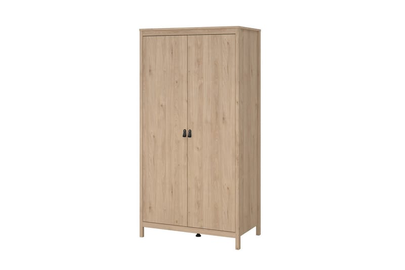 Vallvidera Garderob 102x199 cm - Ljusbrun - Förvaring - Garderober & garderobssystem