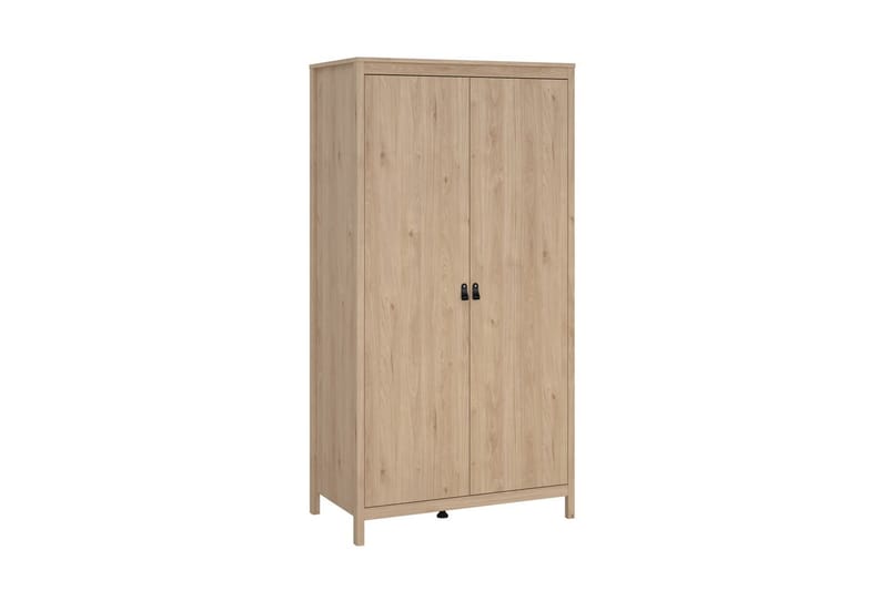 Vallvidera Garderob 102x199 cm - Ljusbrun - Förvaring - Garderober & garderobssystem