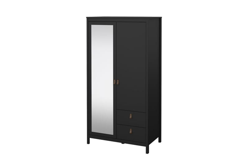Vallvidera Garderob 102x199 cm - Svart - Förvaring - Garderober & garderobssystem