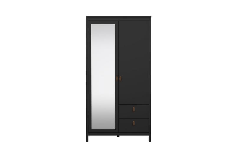 Vallvidera Garderob 102x199 cm - Svart - Förvaring - Garderober & garderobssystem