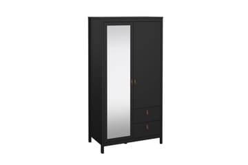 Vallvidera Garderob 102x199 cm - Svart - Förvaring - Garderober & garderobssystem