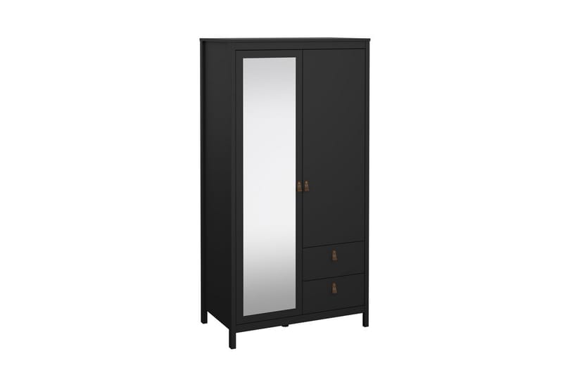 Vallvidera Garderob 102x199 cm - Svart - Förvaring - Garderober & garderobssystem