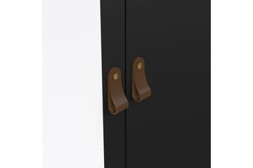 Vallvidera Garderob 102x199 cm - Svart - Förvaring - Garderober & garderobssystem