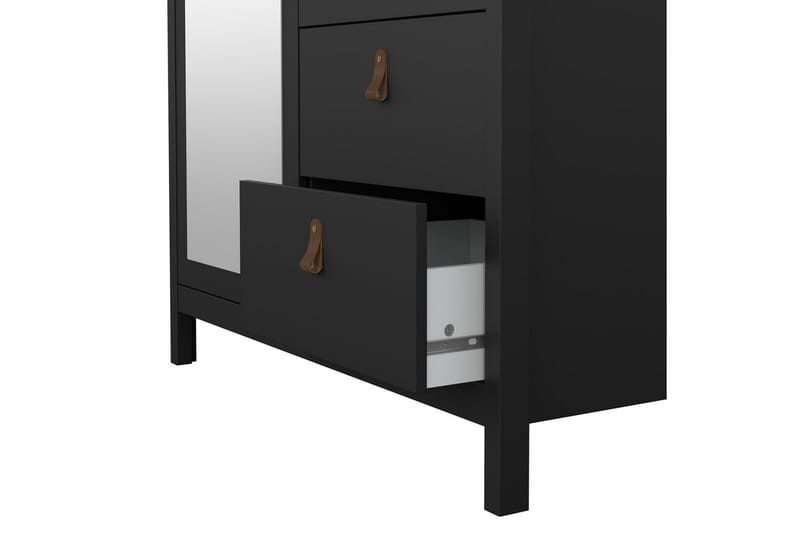 Vallvidera Garderob 102x199 cm - Svart - Förvaring - Garderober & garderobssystem