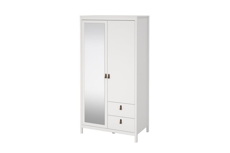 Vallvidera Garderob 102x199 cm - Vit - Förvaring - Garderober & garderobssystem