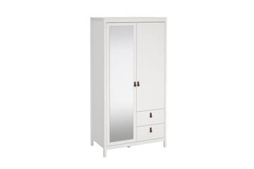 Vallvidera Garderob 102x199 cm - Vit - Förvaring - Garderober & garderobssystem
