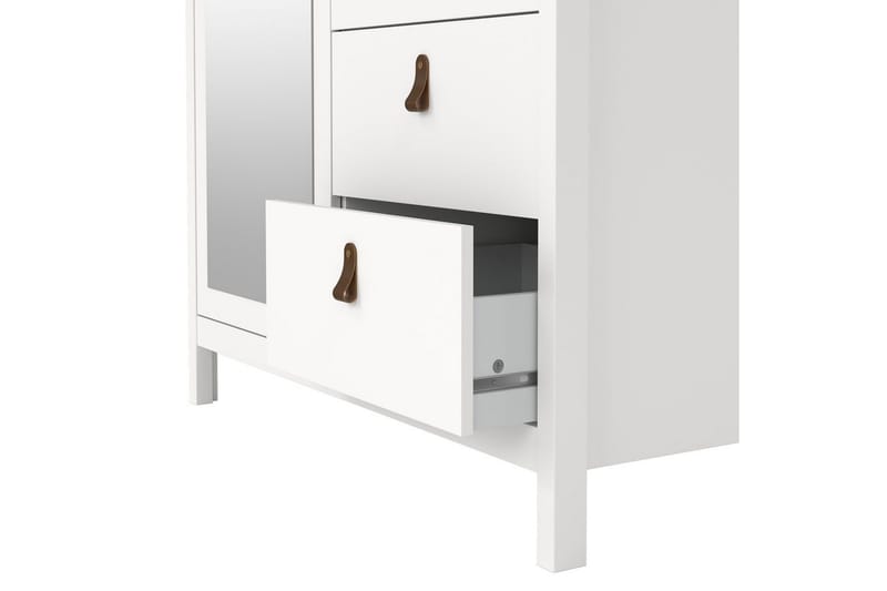 Vallvidera Garderob 102x199 cm - Vit - Förvaring - Garderober & garderobssystem