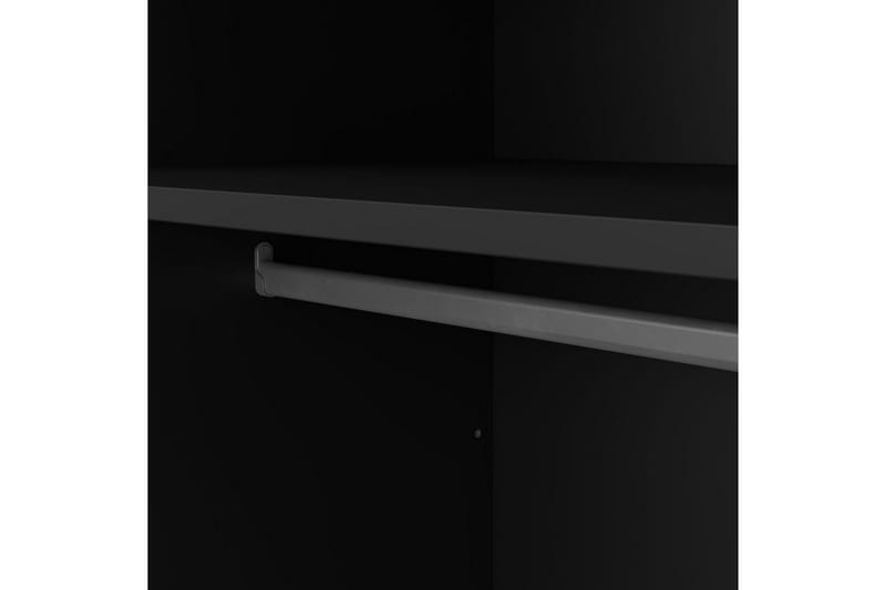 Vallvidera Garderob 150x199 cm - Svart - Förvaring - Garderober & garderobssystem