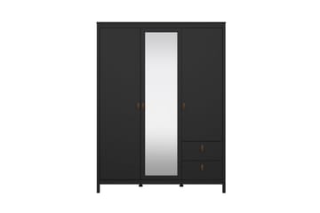 Vallvidera Garderob 150x199 cm - Svart - Förvaring - Garderober & garderobssystem