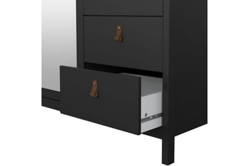 Vallvidera Garderob 150x199 cm - Svart - Förvaring - Garderober & garderobssystem