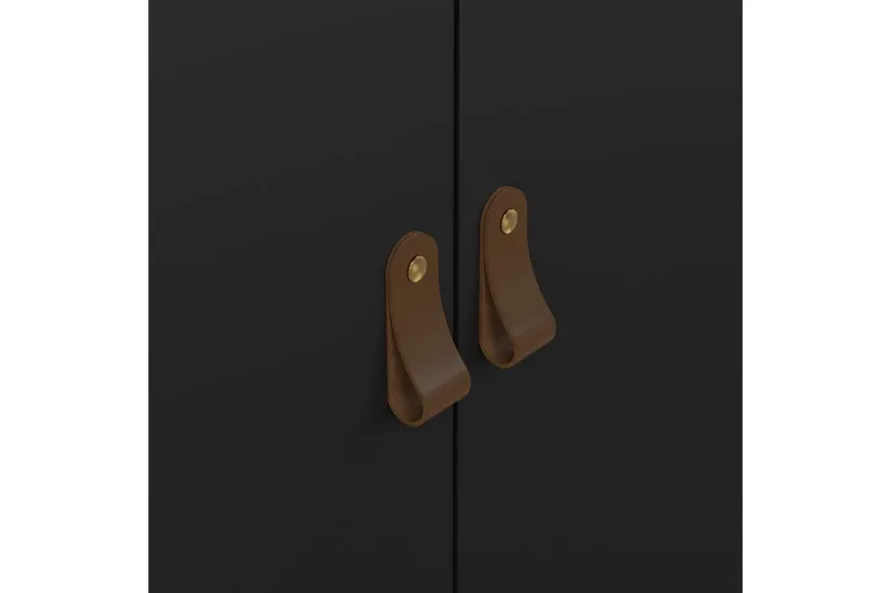 Vallvidera Garderob 150x199 cm - Svart - Förvaring - Garderober & garderobssystem