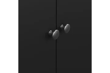 Vallvidera Garderob 150x199 cm - Svart - Förvaring - Garderober & garderobssystem