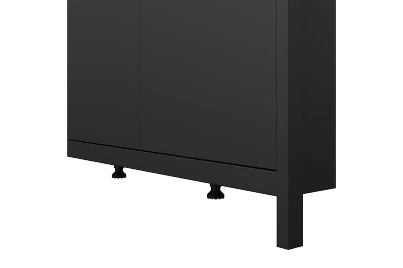 Vallvidera Garderob 150x199 cm - Svart - Förvaring - Garderober & garderobssystem