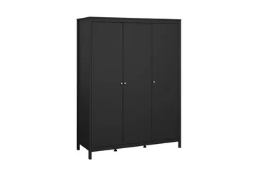 Vallvidera Garderob 150x199 cm - Svart - Förvaring - Garderober & garderobssystem