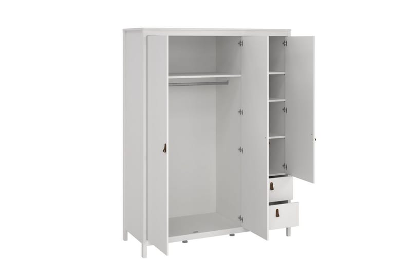 Vallvidera Garderob 150x199 cm - Vit - Förvaring - Garderober & garderobssystem