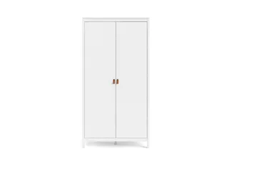 Vallvidera Garderob 58x102 cm - Vit/Natur - Förvaring - Garderober & garderobssystem