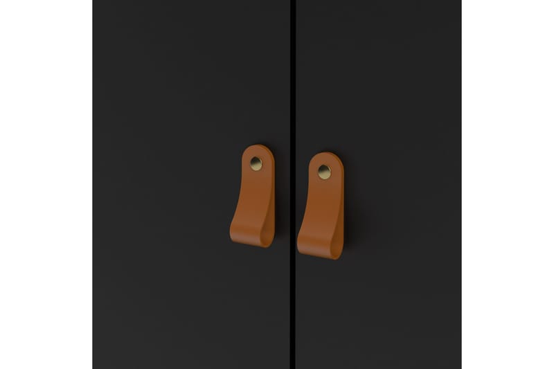 Vallvidera Garderob 58x150 cm - Svart - Förvaring - Garderober & garderobssystem