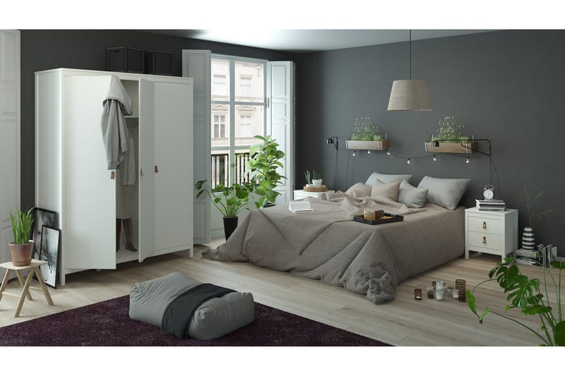 Vallvidera Garderob 58x150 cm - Vit - Förvaring - Garderober & garderobssystem