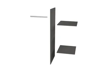 Varius Garderob 55 cm - Svart - Förvaring - Garderober & garderobssystem - Garderobsinredning - Klädstång