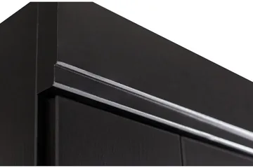 Varius Garderob 94x53 cm 2 Dörrar - Furu/Svart - Förvaring - Garderober & garderobssystem