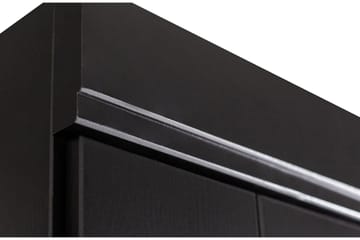 Varius Garderob 94x53 cm 2 Dörrar - Furu/Svart - Förvaring - Garderober & garderobssystem