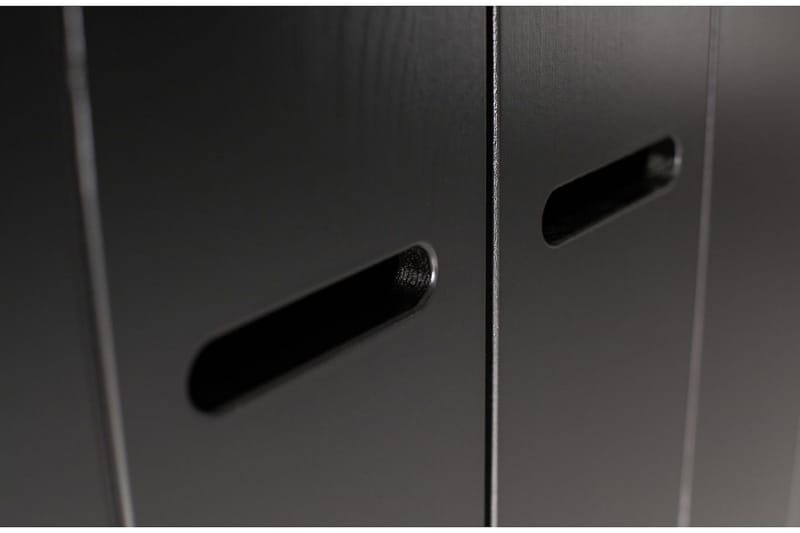 Varius Garderob 94x53 cm 2 Dörrar - Furu/Svart - Förvaring - Garderober & garderobssystem