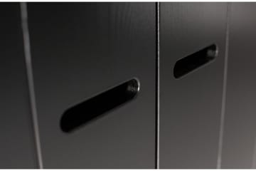 Varius Garderob 94x53 cm 2 Dörrar - Furu/Svart - Förvaring - Garderober & garderobssystem