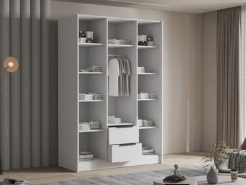 Varros Garderob 150x216 cm - Brun - Förvaring - Garderober & garderobssystem
