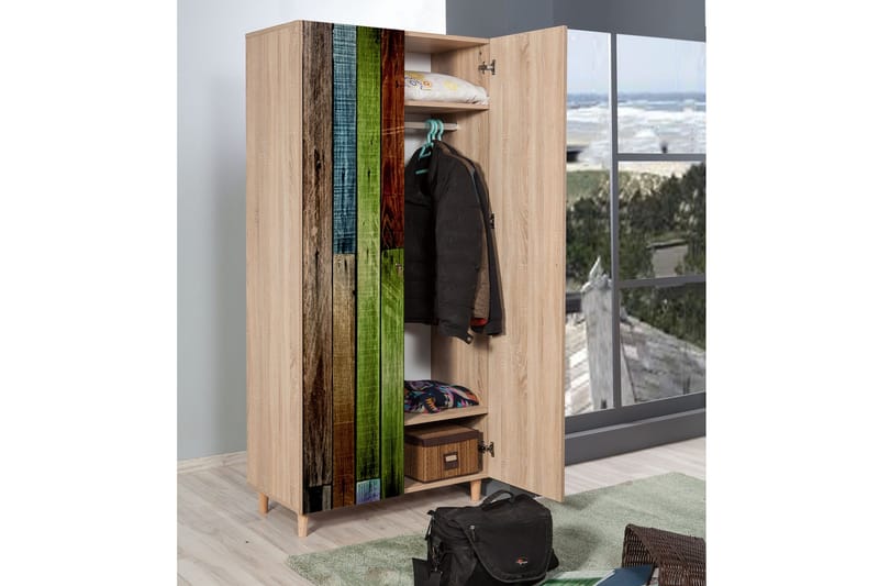 Vellavie Garderob Regnbågspanel - Flerfärgad - Förvaring - Garderober & garderobssystem